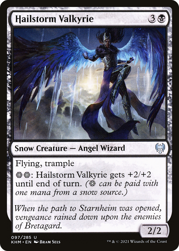 Hailstorm Valkyrie (KHM-097) [Kaldheim] Foil MTG Single Wizards of the Coast