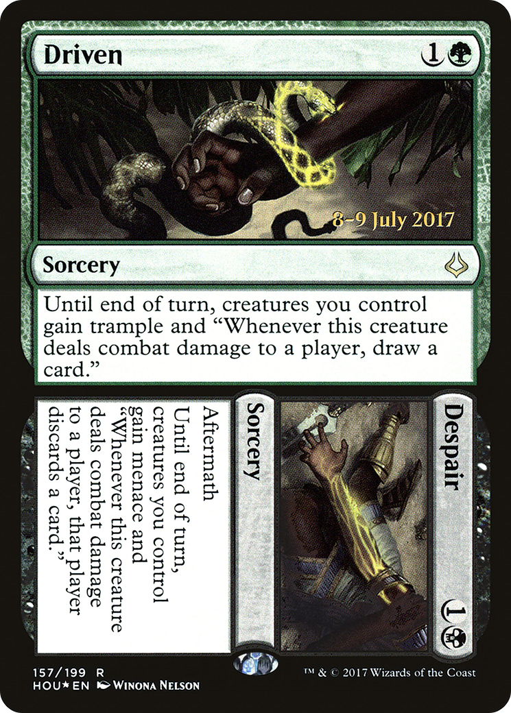 Driven // Despair (PRE-157) [Hour of Devastation Promos] Foil MTG Single Wizards of the Coast