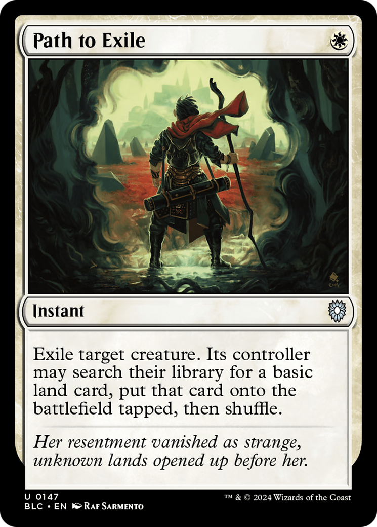 Path to Exile (BLC-147) [Bloomburrow Commander] MTG Single Wizards of the Coast