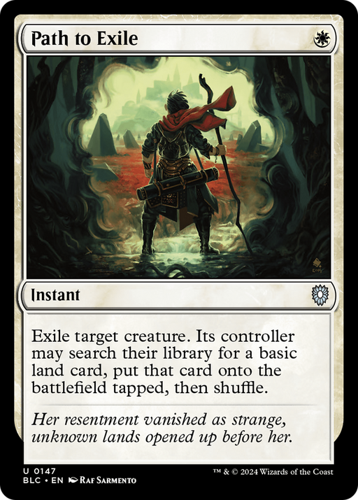 Path to Exile (BLC-147) [Bloomburrow Commander] MTG Single Wizards of the Coast