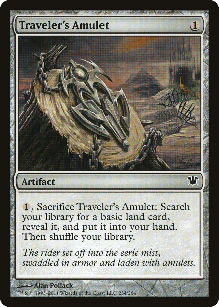 Traveler's Amulet (ISD-234) [Innistrad] Foil MTG Single Wizards of the Coast