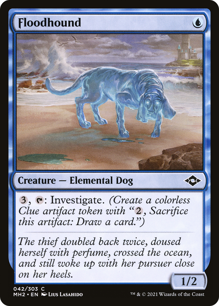 Floodhound (MH2-042) [Modern Horizons 2] MTG Single Wizards of the Coast