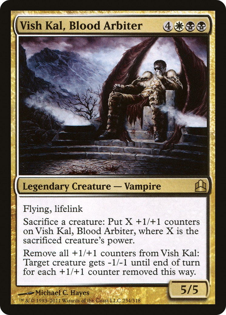Vish Kal, Blood Arbiter (CMD-234) [Commander 2011] MTG Single Wizards of the Coast