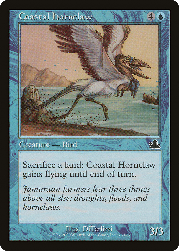 Coastal Hornclaw (PCY-031) [Prophecy] Foil MTG Single Wizards of the Coast