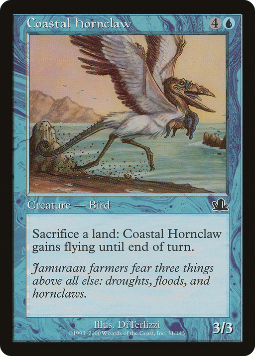 Coastal Hornclaw (PCY-031) [Prophecy] MTG Single Wizards of the Coast