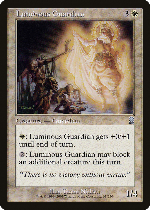 Luminous Guardian (ODY-031) [Odyssey] MTG Single Wizards of the Coast