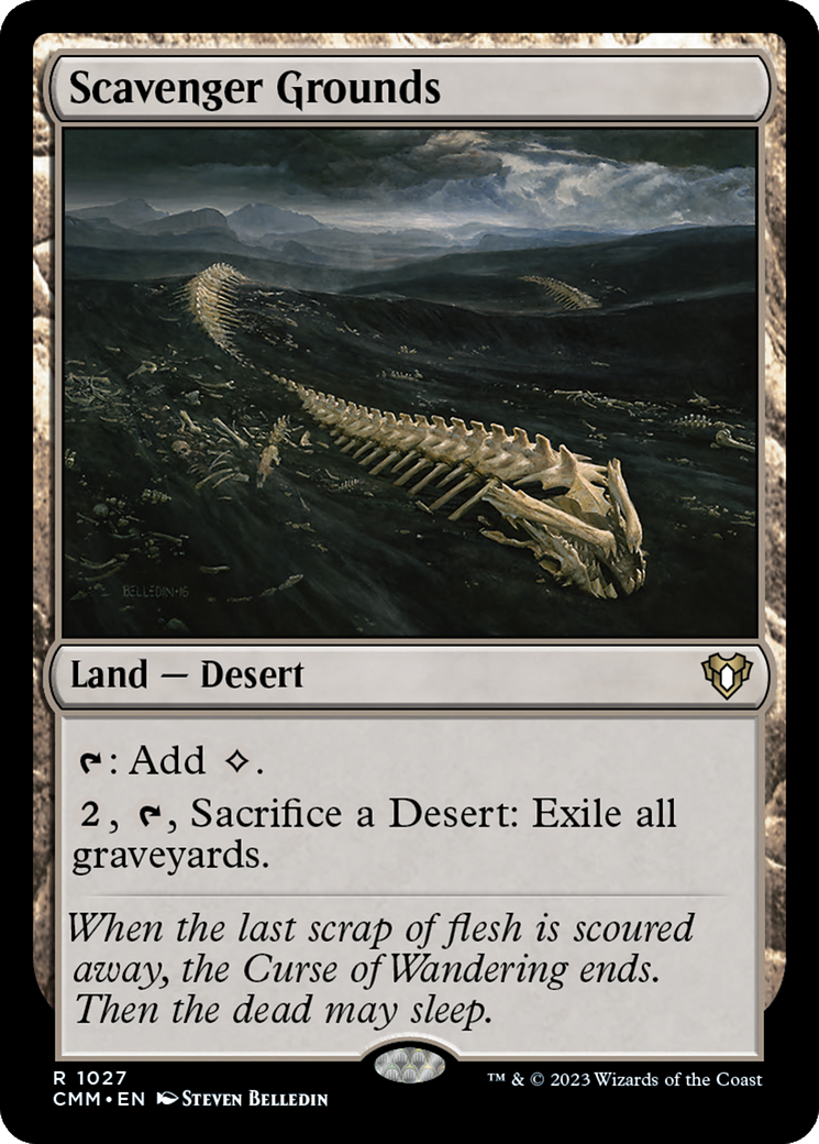 Scavenger Grounds (CMM-1027) [Commander Masters] MTG Single Wizards of the Coast