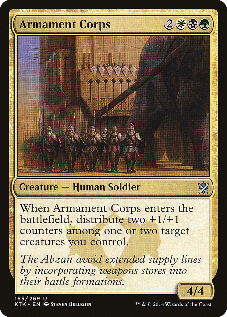 Armament Corps (KTK-165) [Khans of Tarkir] MTG Single Wizards of the Coast