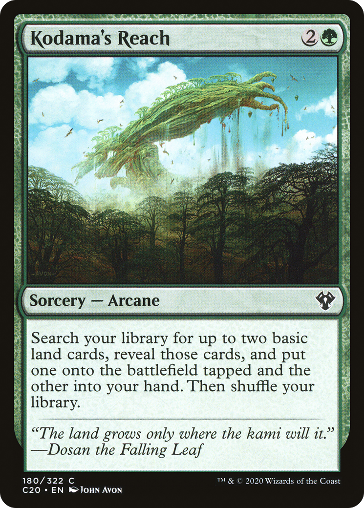 Kodama's Reach (C20-180) [Commander 2020] MTG Single Wizards of the Coast