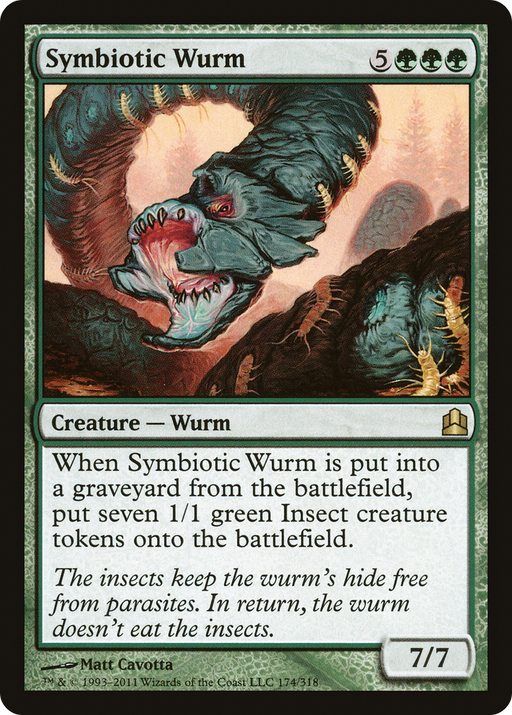 Symbiotic Wurm (CMD-174) [Commander 2011] MTG Single Wizards of the Coast