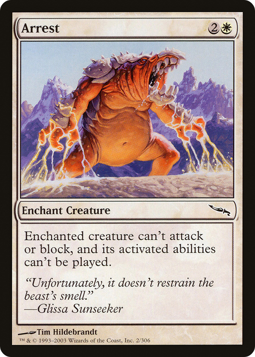 Arrest (MRD-002) [Mirrodin] MTG Single Wizards of the Coast