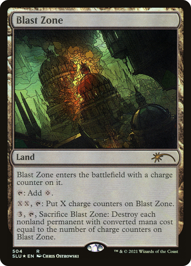 Blast Zone (SLU-504) [Secret Lair] Ultimate Edition Foil MTG Single Wizards of the Coast