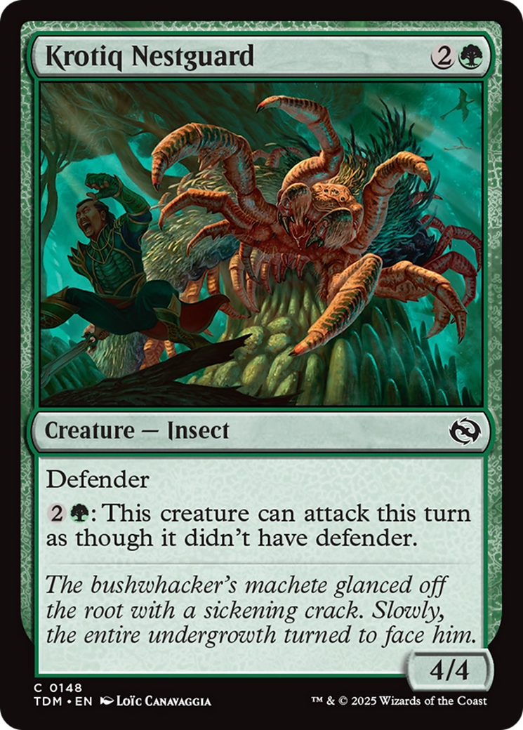 Krotiq Nestguard (TDM-148) [Tarkir: Dragonstorm] Foil MTG Single Wizards of the Coast