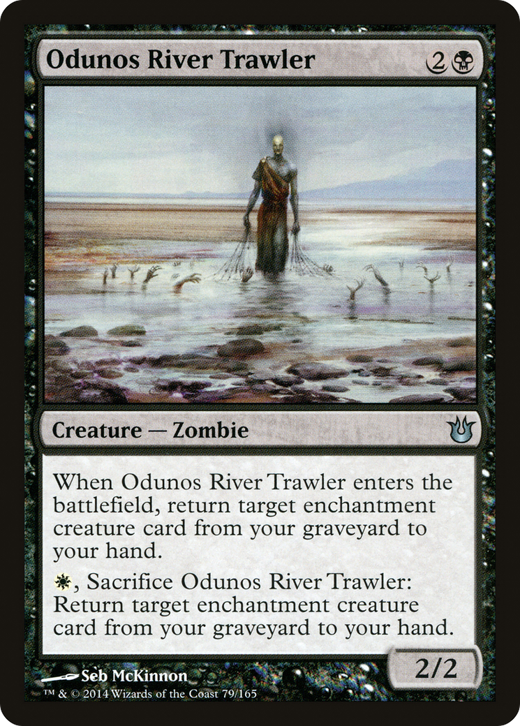 Odunos River Trawler (BNG-079) [Born of the Gods] Foil MTG Single Wizards of the Coast