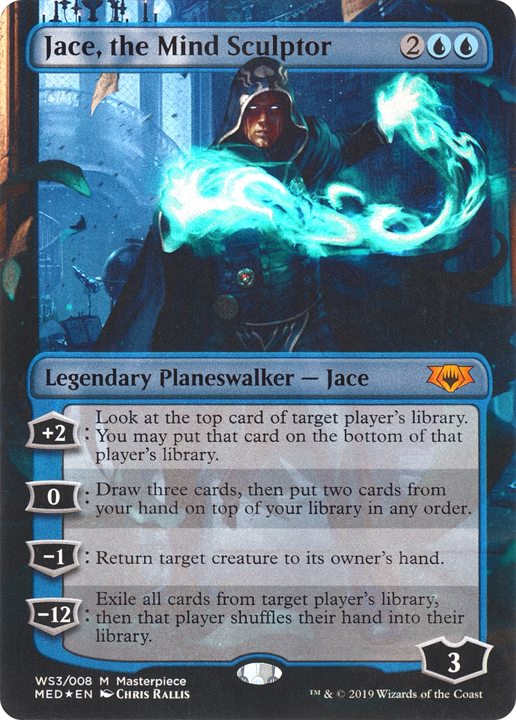 Jace, the Mind Sculptor (MED3-WS3) [Misc] Mythic Edition (Borderless) Foil MTG Single Wizards of the Coast