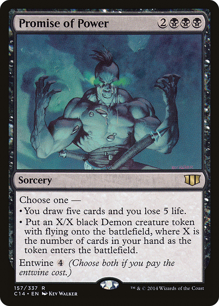 Promise of Power (C14-157) [Commander 2014] MTG Single Wizards of the Coast