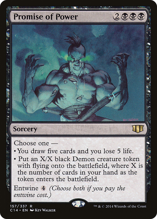 Promise of Power (C14-157) [Commander 2014] MTG Single Wizards of the Coast