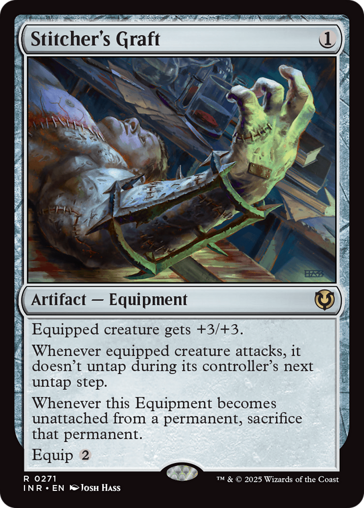 Stitcher's Graft (INR-271) [Innistrad Remastered] MTG Single Wizards of the Coast