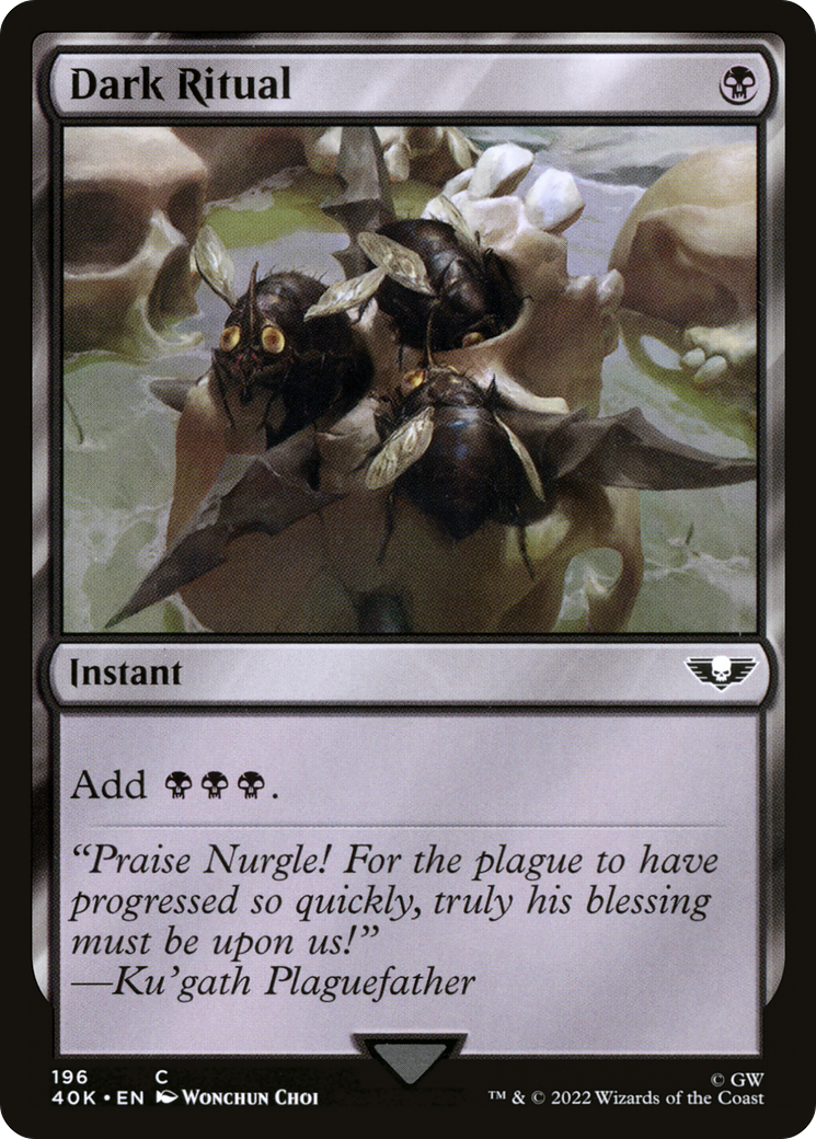 Dark Ritual (40K-196) [Warhammer 40,000 Commander] MTG Single Wizards of the Coast