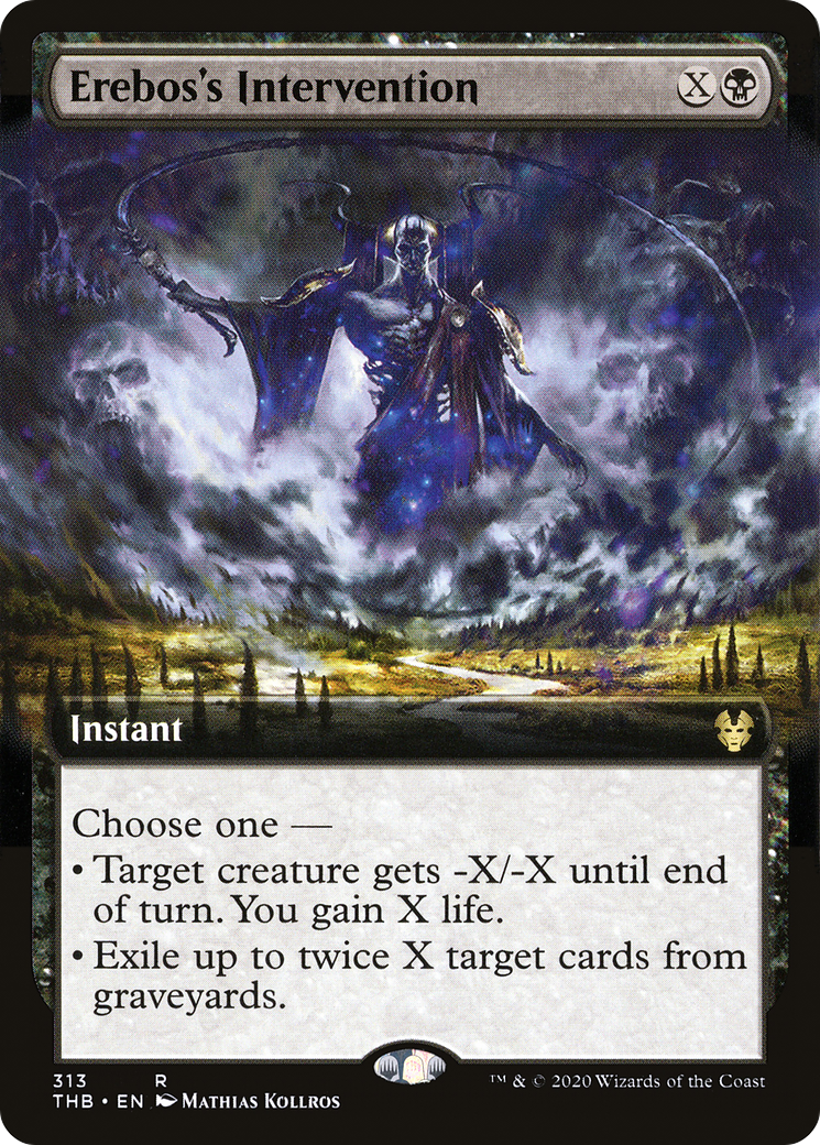 Erebos's Intervention (THB-313) [Theros Beyond Death] (Extended Art) MTG Single Wizards of the Coast