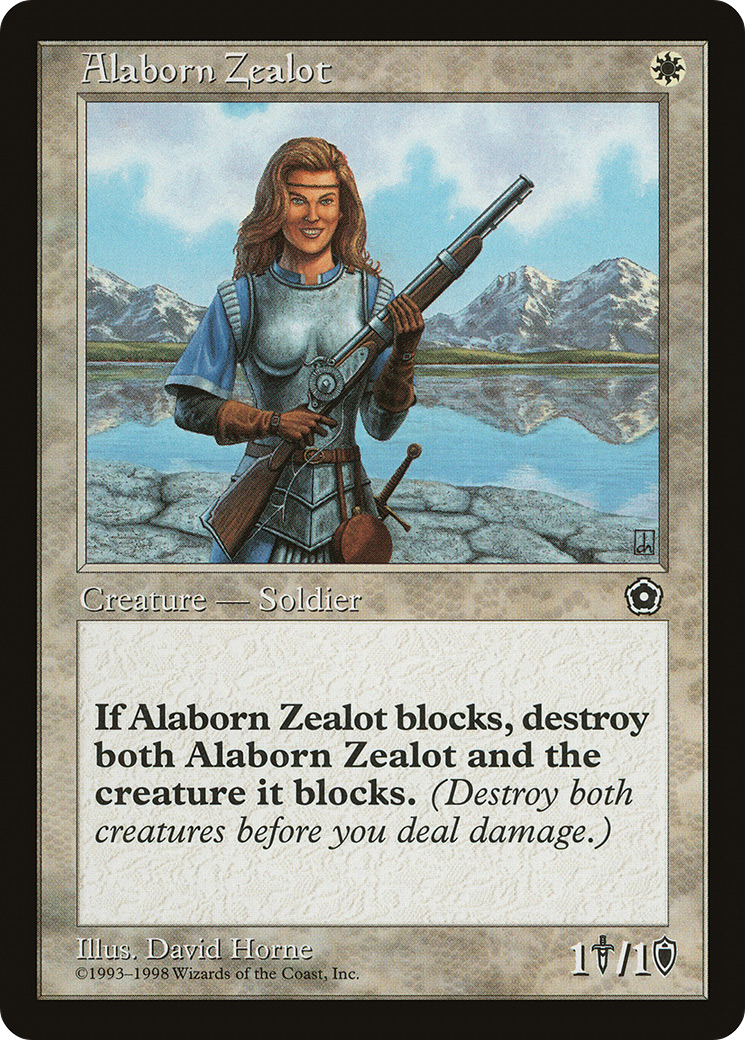 Alaborn Zealot (P02-006) [Misc] Portal Second Age MTG Single Wizards of the Coast