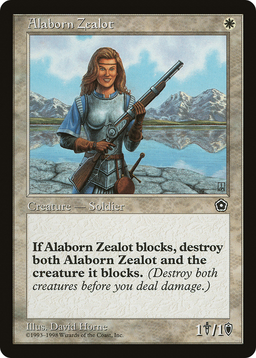 Alaborn Zealot (P02-006) [Misc] Portal Second Age MTG Single Wizards of the Coast