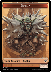 Illusion // Goblin Double-Sided Token [Tokens] Bloomburrow Commander Tokens MTG Single Magic: The Gathering