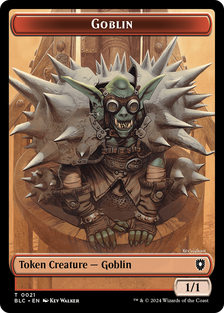 Illusion // Goblin Double-Sided Token [Tokens] Bloomburrow Commander Tokens MTG Single Magic: The Gathering
