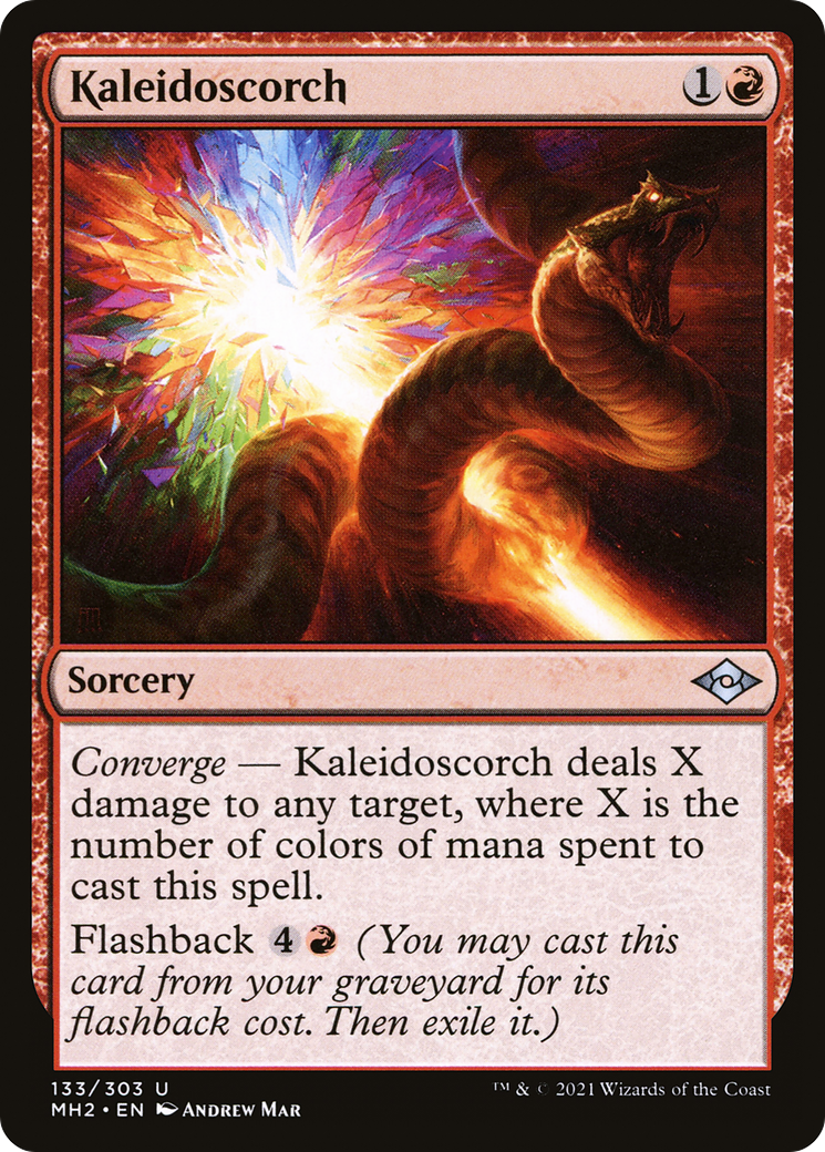Kaleidoscorch (MH2-133) [Modern Horizons 2] Foil MTG Single Modern Horizons 2