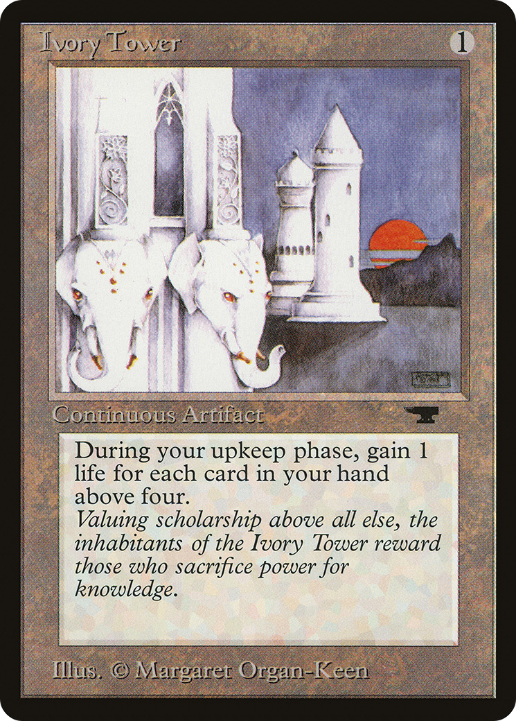 Ivory Tower (ATQ-053) [Oldschool] Antiquities MTG Single Wizards of the Coast