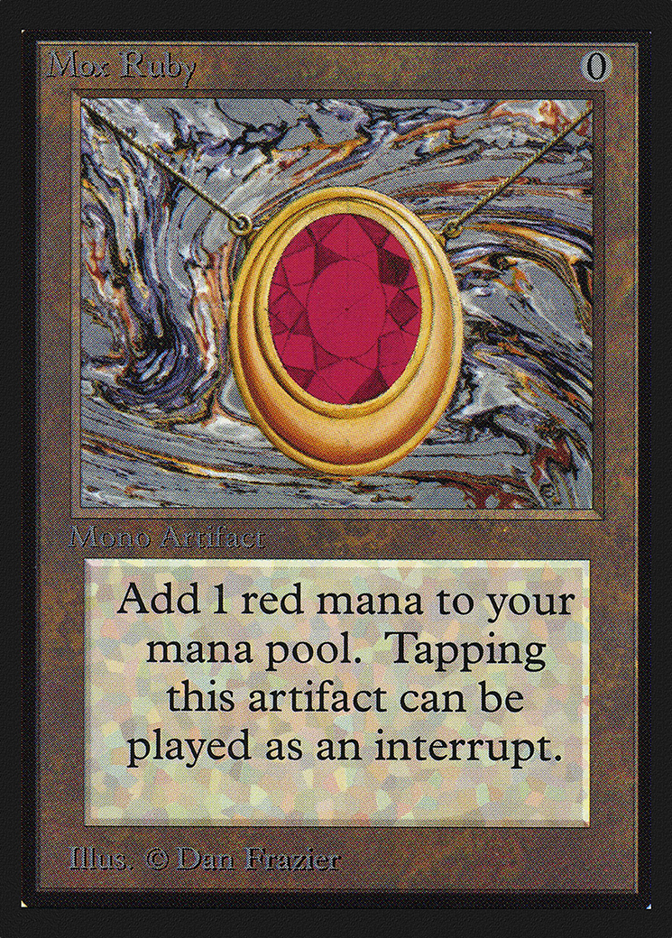 Mox Ruby (CED-265) [Collectors' Edition] MTG Single Wizards of the Coast