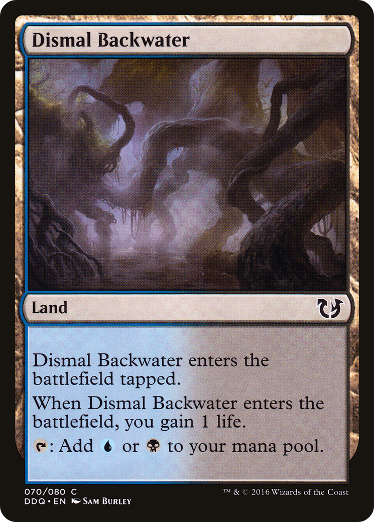 Dismal Backwater (DDQ-070) [Misc] Duel Decks: Blessed vs. Cursed MTG Single Wizards of the Coast