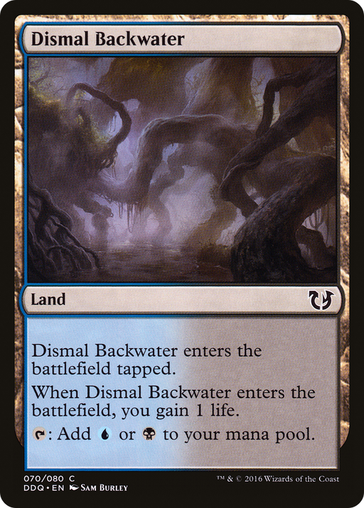 Dismal Backwater (DDQ-070) [Misc] Duel Decks: Blessed vs. Cursed MTG Single Wizards of the Coast