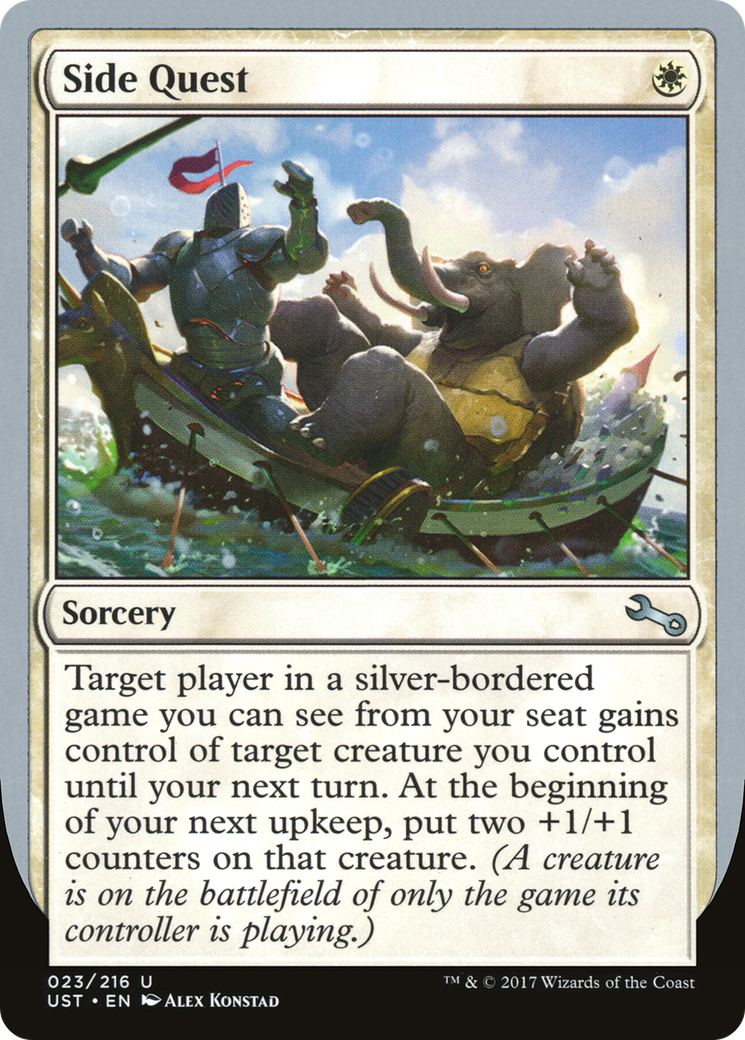 Side Quest (UST-023) [Unstable] MTG Single Wizards of the Coast