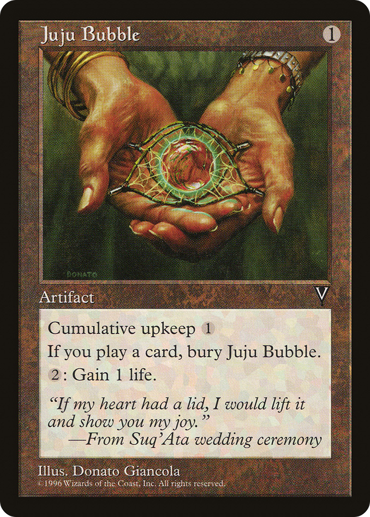 Juju Bubble (VIS-) [Visions] MTG Single Wizards of the Coast