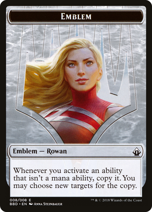 Emblem - Rowan Kenrith (BBD-008) [Tokens] Battlebond Tokens MTG Single Wizards of the Coast