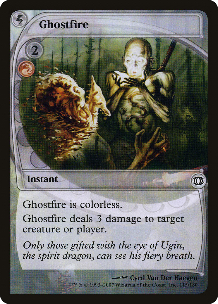 Ghostfire (FUT-115) [Future Sight] Foil MTG Single Wizards of the Coast