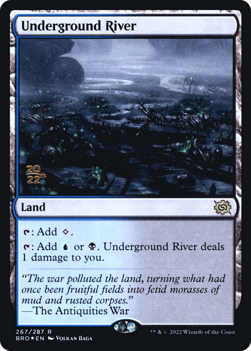 Underground River (PRE-267) [The Brothers' War Promos] Foil MTG Single Wizards of the Coast