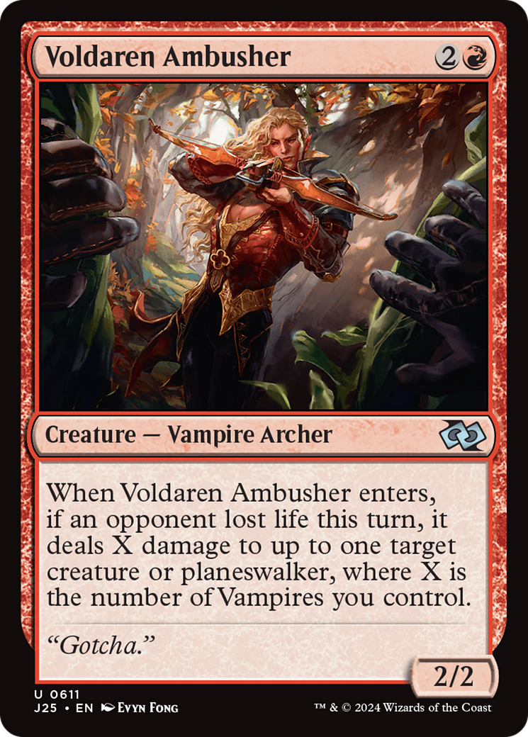 Voldaren Ambusher (J25-611) [Foundations Jumpstart] MTG Single Wizards of the Coast