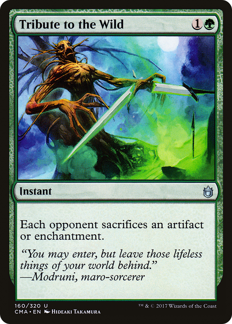 Tribute to the Wild (CMA-160) [Commander Anthology] MTG Single Wizards of the Coast