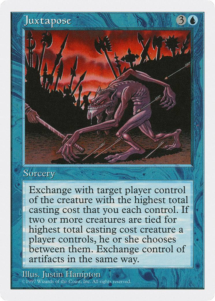 Juxtapose (5ED-) [Fifth Edition] MTG Single Wizards of the Coast