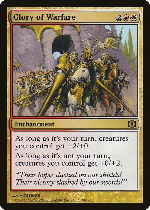 Glory of Warfare (ARB-098) [Alara Reborn] MTG Single Wizards of the Coast