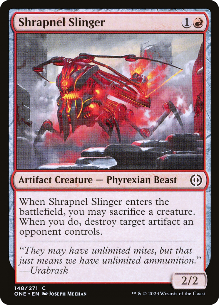 Shrapnel Slinger (ONE-148) [Phyrexia: All Will Be One] Foil MTG Single Wizards of the Coast