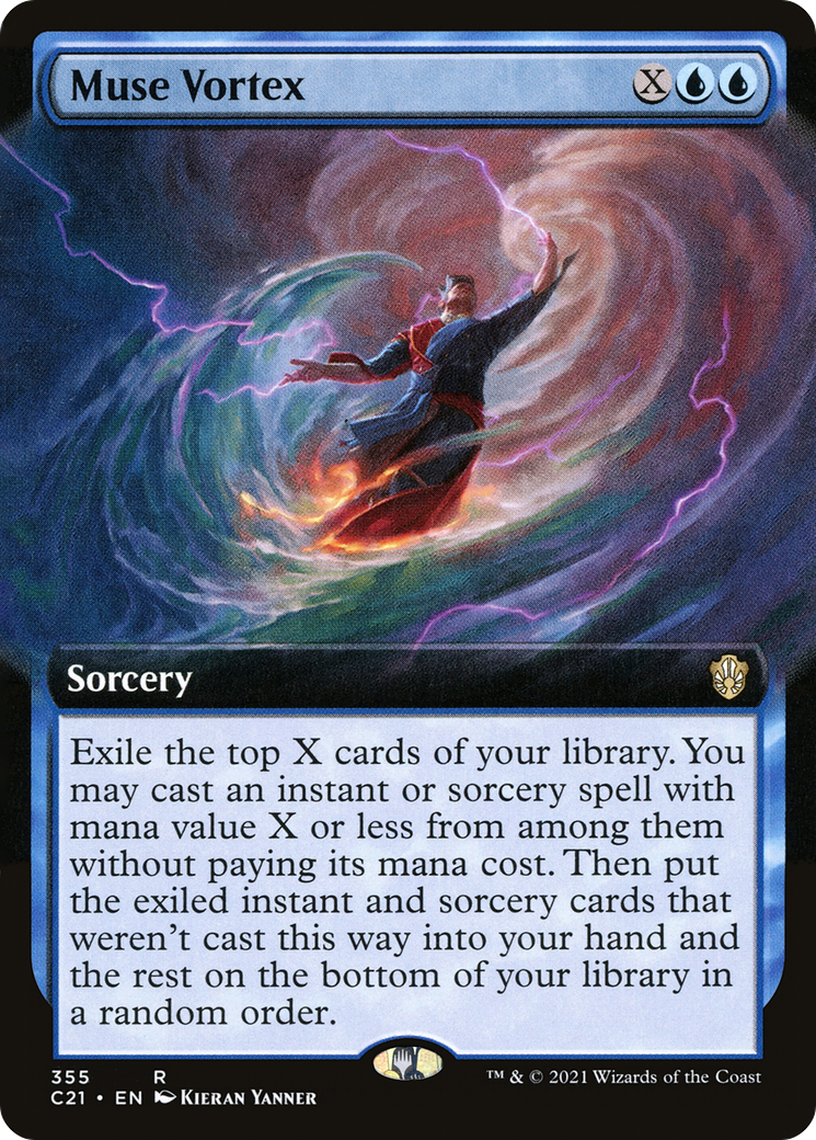Muse Vortex (C21-355) [Commander 2021] (Extended Art) MTG Single Wizards of the Coast