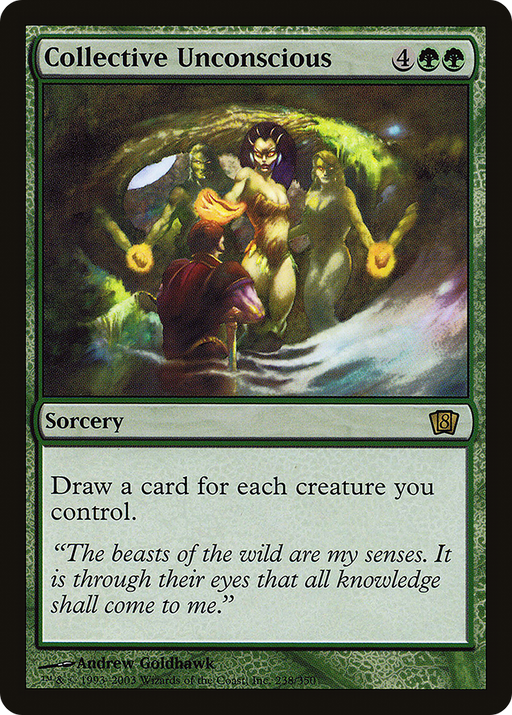 Collective Unconscious (8ED-238) [8th Edition] Foil MTG Single Wizards of the Coast