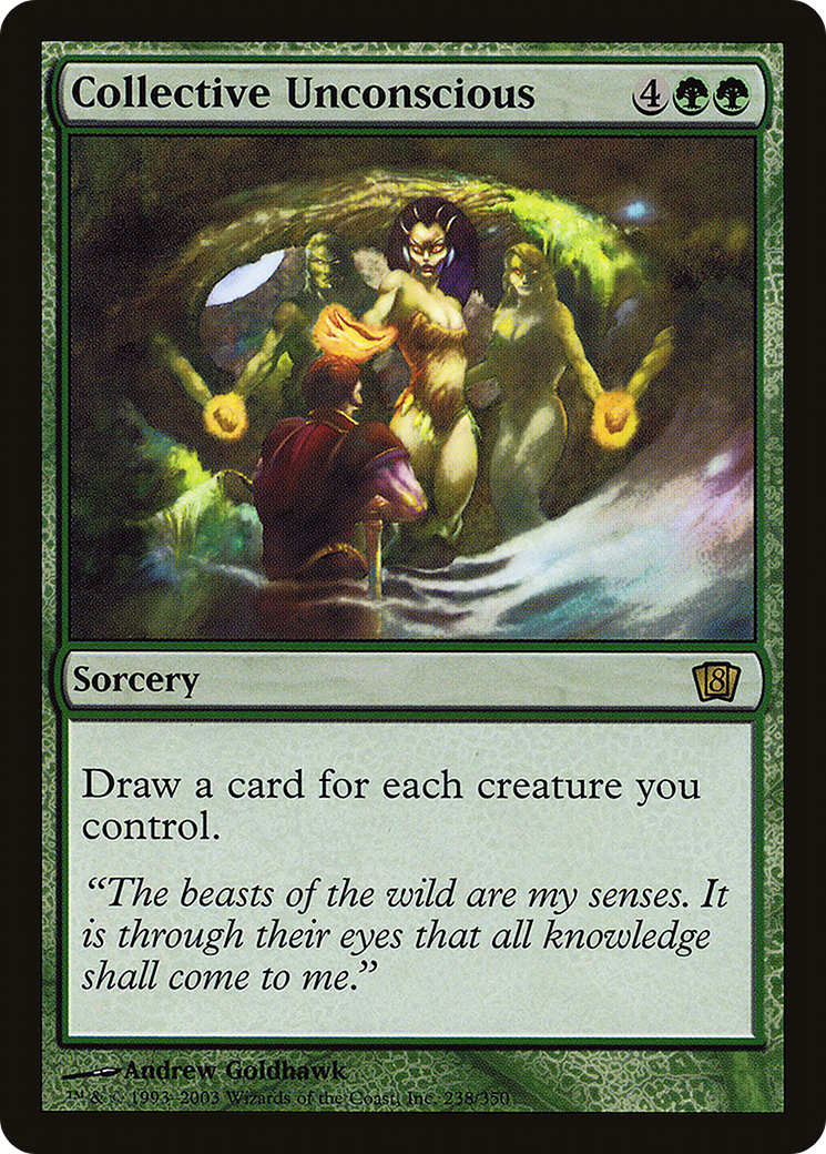 Collective Unconscious (8ED-238) [8th Edition] MTG Single Wizards of the Coast