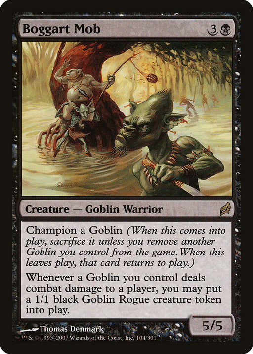 Boggart Mob (LRW-104) [Lorwyn] MTG Single Wizards of the Coast