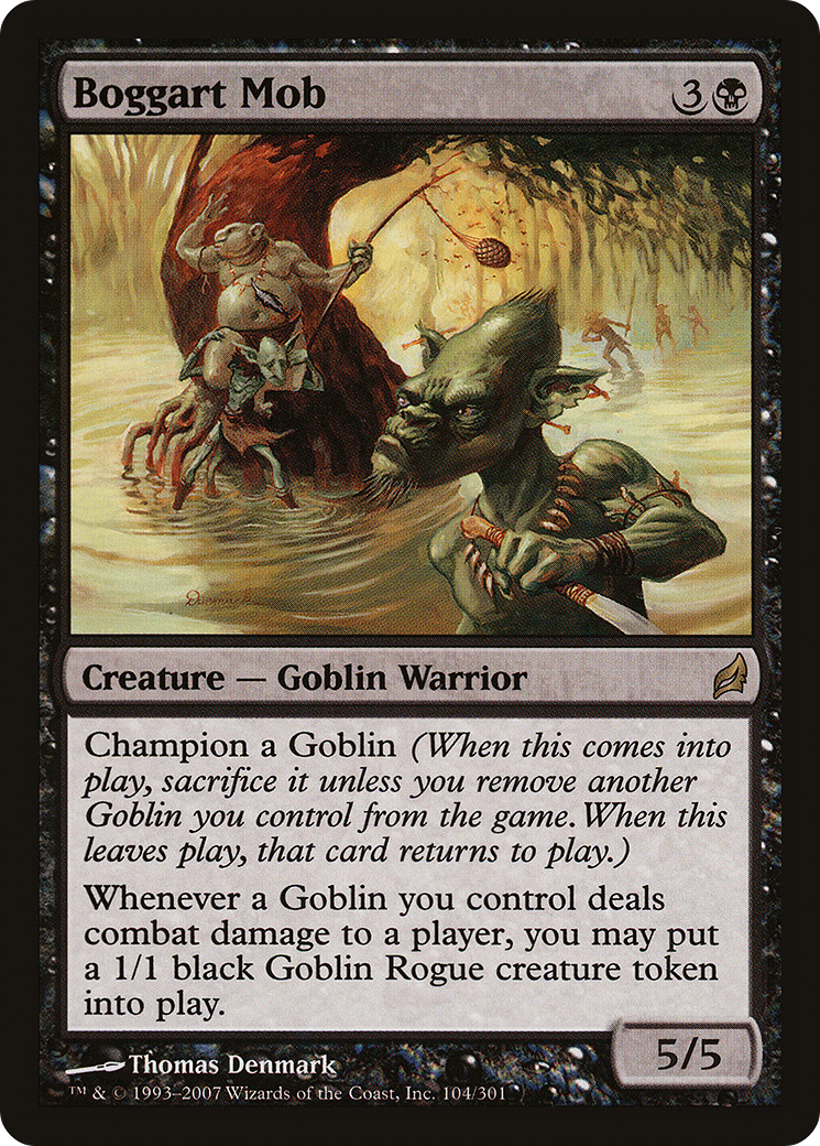 Boggart Mob (LRW-104) [Lorwyn] Foil MTG Single Wizards of the Coast