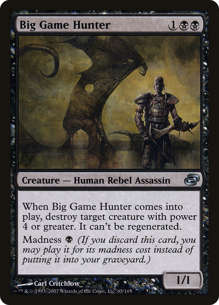 Big Game Hunter (PLC-063) [Planar Chaos] MTG Single Wizards of the Coast