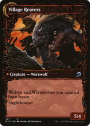 Village Watch (MID-297) [Innistrad: Midnight Hunt] (Showcase) Foil MTG Single Wizards of the Coast